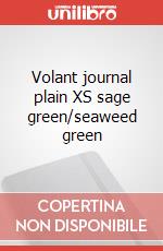 Volant journal plain XS sage green/seaweed green articolo cartoleria
