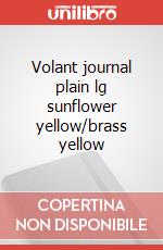 Volant journal plain lg sunflower yellow/brass yellow articolo cartoleria