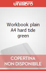 Workbook plain A4 hard tide green articolo cartoleria