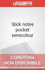 Stick notes pocket semicolour articolo cartoleria