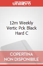 12m Weekly Vertic Pck Black Hard C articolo cartoleria