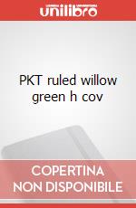 PKT ruled willow green h cov articolo cartoleria