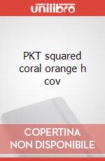 PKT squared coral orange h cov articolo cartoleria