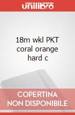 18m wkl PKT coral orange hard c articolo cartoleria