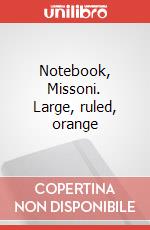 Notebook, Missoni. Large, ruled, orange articolo cartoleria