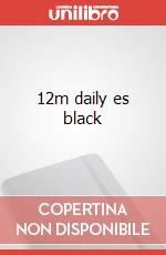 12m daily es black articolo cartoleria