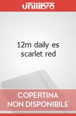 12m daily es scarlet red articolo cartoleria