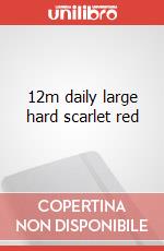 12m daily large hard scarlet red articolo cartoleria
