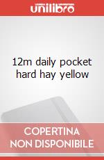 12m daily pocket hard hay yellow articolo cartoleria