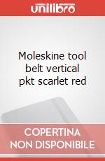 Moleskine tool belt vertical pkt scarlet red articolo cartoleria