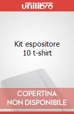 Kit espositore 10 t-shirt articolo cartoleria