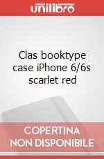 Clas booktype case iPhone 6/6s scarlet red articolo cartoleria