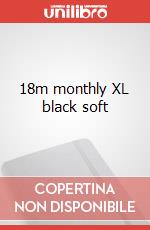 18m monthly XL black soft articolo cartoleria