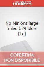 Nb Minions large ruled b29 blue (Le) articolo cartoleria