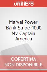 Marvel Power Bank Stripe 4000 Mv Captain America articolo cartoleria