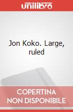Jon Koko. Large, ruled articolo cartoleria