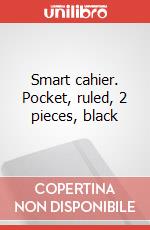 Smart cahier. Pocket, ruled, 2 pieces, black articolo cartoleria
