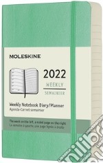 12 months, weekly notebook. Pocket, soft cover, ice green articolo cartoleria