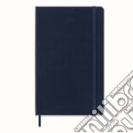 12 months, weekly notebook. Large, hard cover, sapphire blue articolo cartoleria