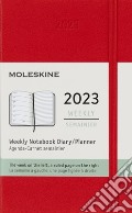 Agenda Moleskine Classic 2023 | Settimanale | Pocket | Copertina Rigida | Rosso Scarlatto art vari a