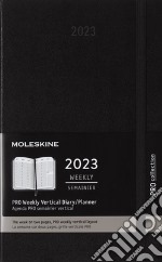 Agenda Moleskine Professional LARGE 2023 | Settimanale Verticale | Copertina Rigida | Nera