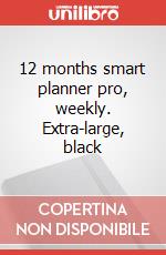 12 months smart planner pro, weekly. Extra-large, black articolo cartoleria