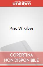 Pins W silver articolo cartoleria