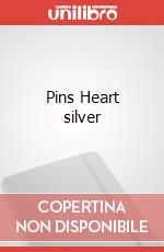 Pins Heart silver articolo cartoleria