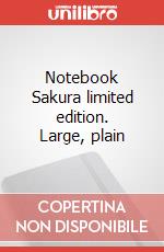 Notebook Sakura limited edition. Large, plain articolo cartoleria