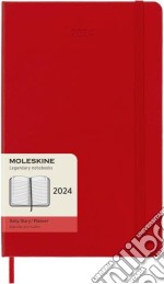 Agenda Giornaliera 2024 | Large | 12 mesi | Copertina Rigida Rosso Scarlatto articolo cartoleria di Moleskine