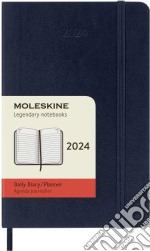 Agenda Giornaliera 2024 | Pocket | 12 mesi | Copertina Morbida Blu Zaffiro articolo cartoleria di Moleskine