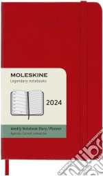 Agenda Settimanale 2024 | Pocket | 12 mesi | Copertina Morbida Rosso Scarlatto articolo cartoleria di Moleskine