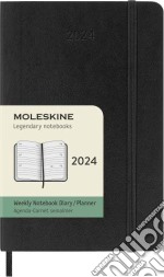 Agenda Moleskine 2024 Settimanale, Pocket, Copertina Morbida Nera, Cartoleria Moleskine, Planners
