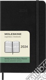 Agenda Settimanale Verticale 2024 | Pocket | 12 mesi | Copertina Rigida Nera articolo cartoleria di Moleskine
