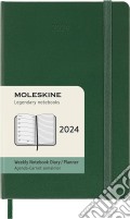Agenda Settimanale 2024 - Pocket - 12 mesi - Copertina Rigida Verde Mirto art vari a