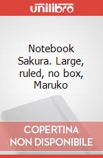 Notebook Sakura. Large, ruled, no box, Maruko art vari a