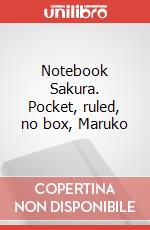 Notebook Sakura. Pocket, ruled, no box, Maruko art vari a