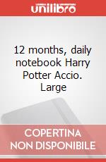 12 months, daily notebook Harry Potter Accio. Large art vari a