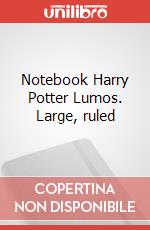 Notebook Harry Potter Lumos. Large, ruled art vari a