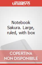 Notebook Sakura. Large, ruled, with box art vari a