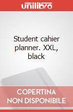 Student cahier planner. XXL, black art vari a
