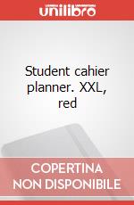 Student cahier planner. XXL, red art vari a