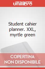 Student cahier planner. XXL, myrtle green art vari a