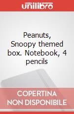 Peanuts, Snoopy themed box. Notebook, 4 pencils art vari a