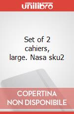 Set of 2 cahiers, large. Nasa sku2 art vari a