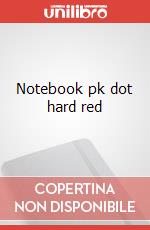 Notebook pk dot hard red articolo cartoleria
