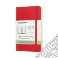 Agenda Settimanale Orizzontale | Rosso | Pocket | Copertina Rigida art vari a