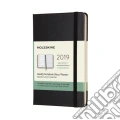 Agenda Settimanale 12 mesi | Nero | Pocket | Copertina Rigida art vari a
