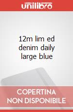12m lim ed denim daily large blue articolo cartoleria