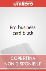 Pro business card black articolo cartoleria